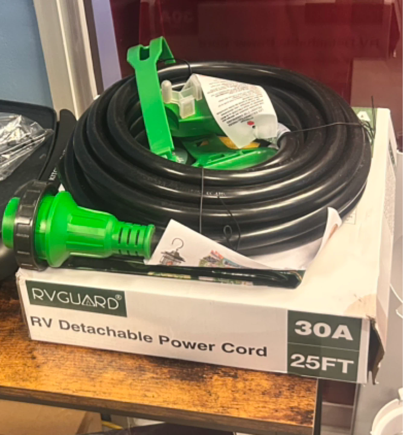 RVGUARD 30A 25FT RV Detachable Power Cord