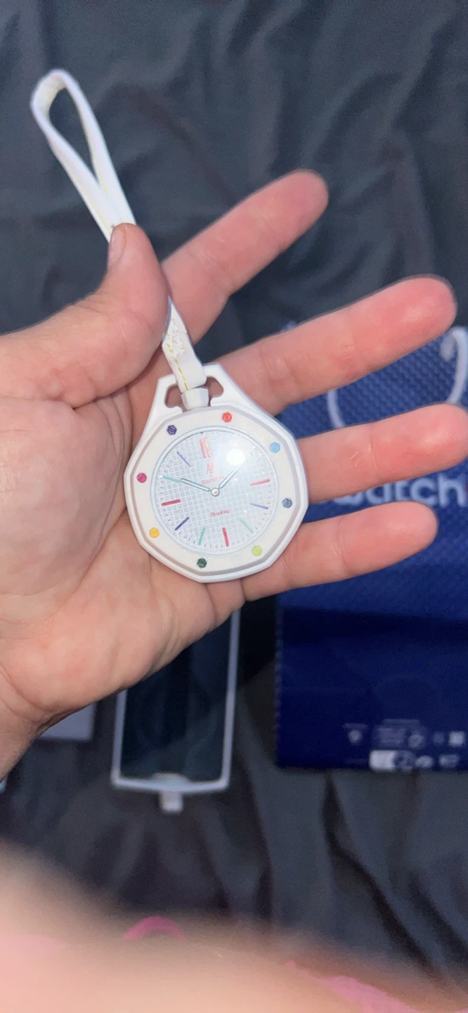 Swatch Royal Pop Watch Huit Blanc NO OUTTER BOX - photo 3