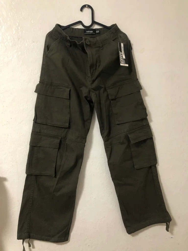 Refuge Cargo Jogger Pants - Olive Green - photo 2