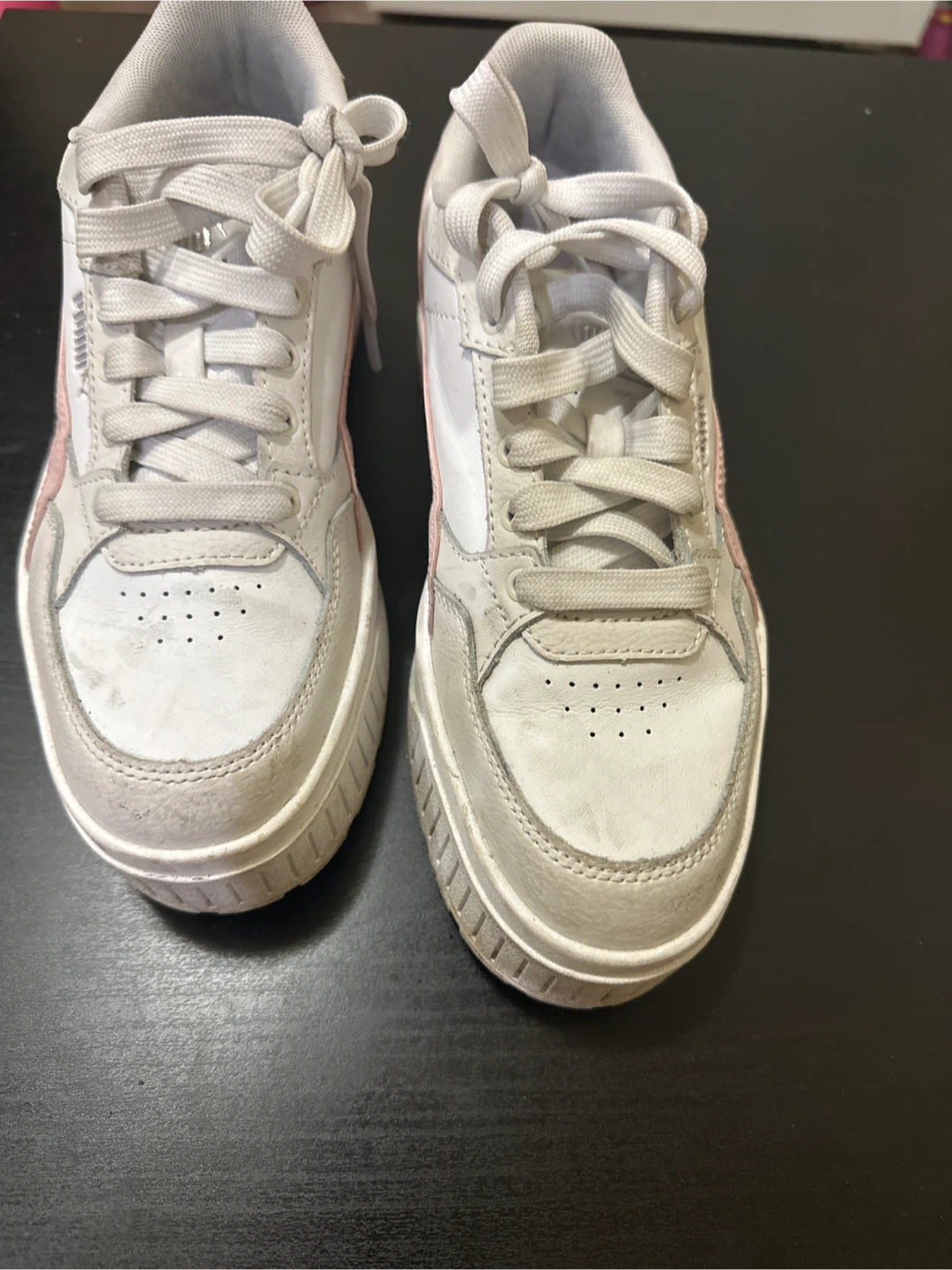 Puma White and Pink Sneakers - Women's Size 9 - photo 2