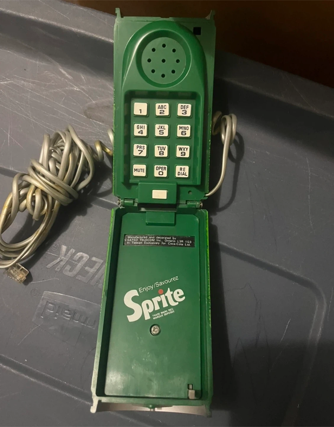 Sprite Canned Phone Retro Collectible - photo 3