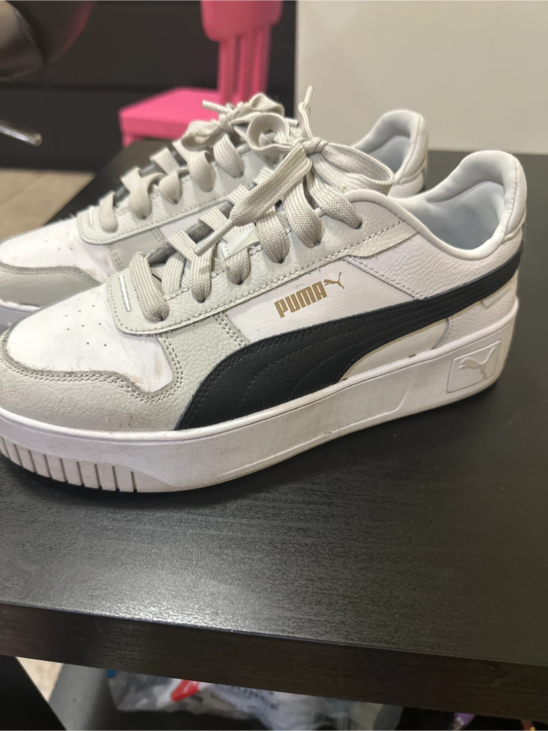 Puma White/Grey Sneakers