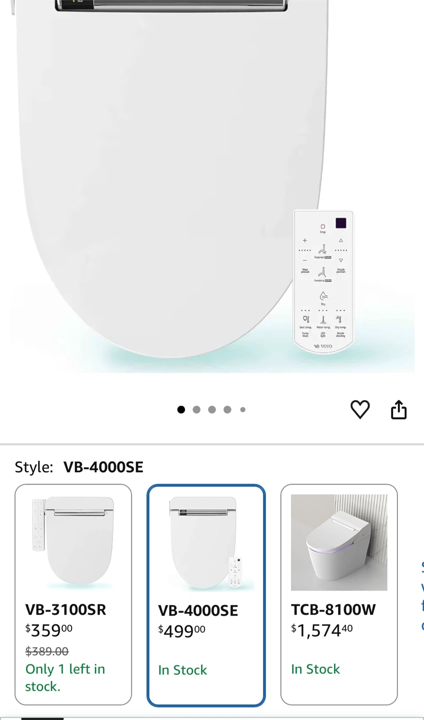 Vovo VB-4000SE Premium Bidet Seat - photo 4