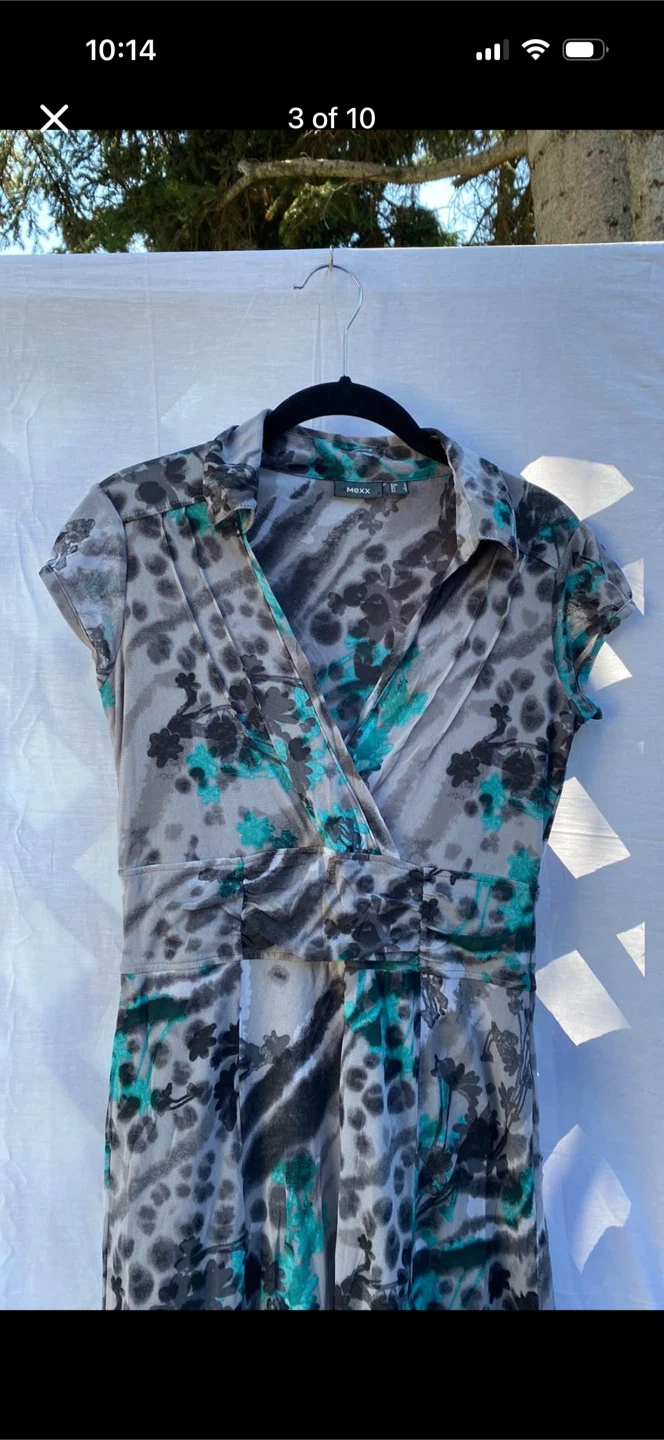 Mexx Floral Animal Print Dress With Collar - photo 3