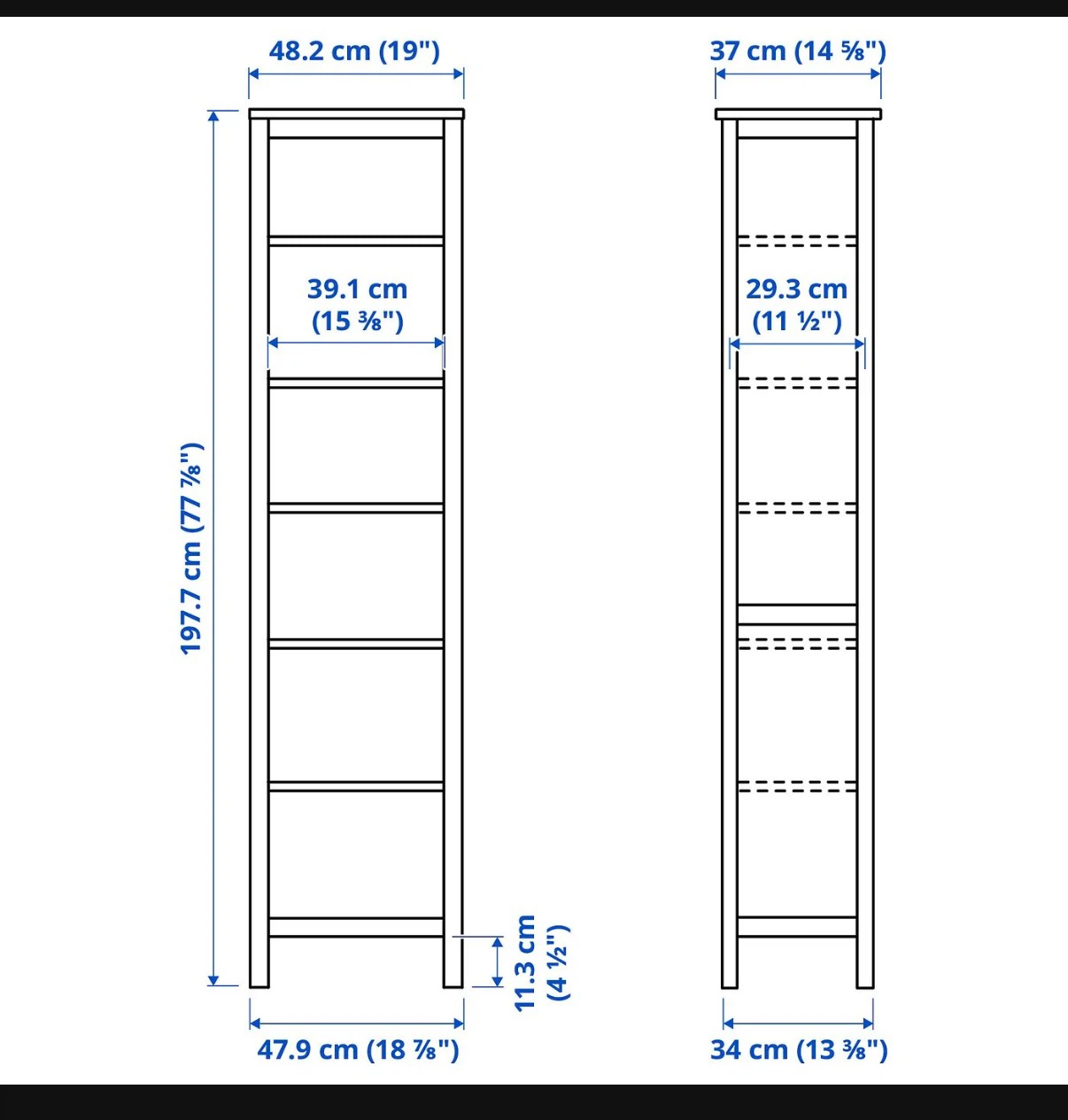 IKEA Hemnes Bookcases - Two available - photo 5
