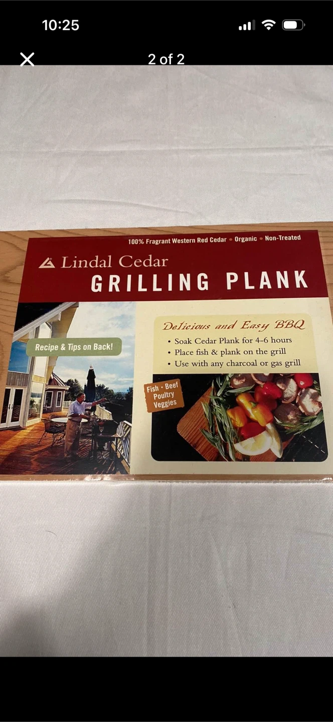 Cedar grilling plank - photo 2