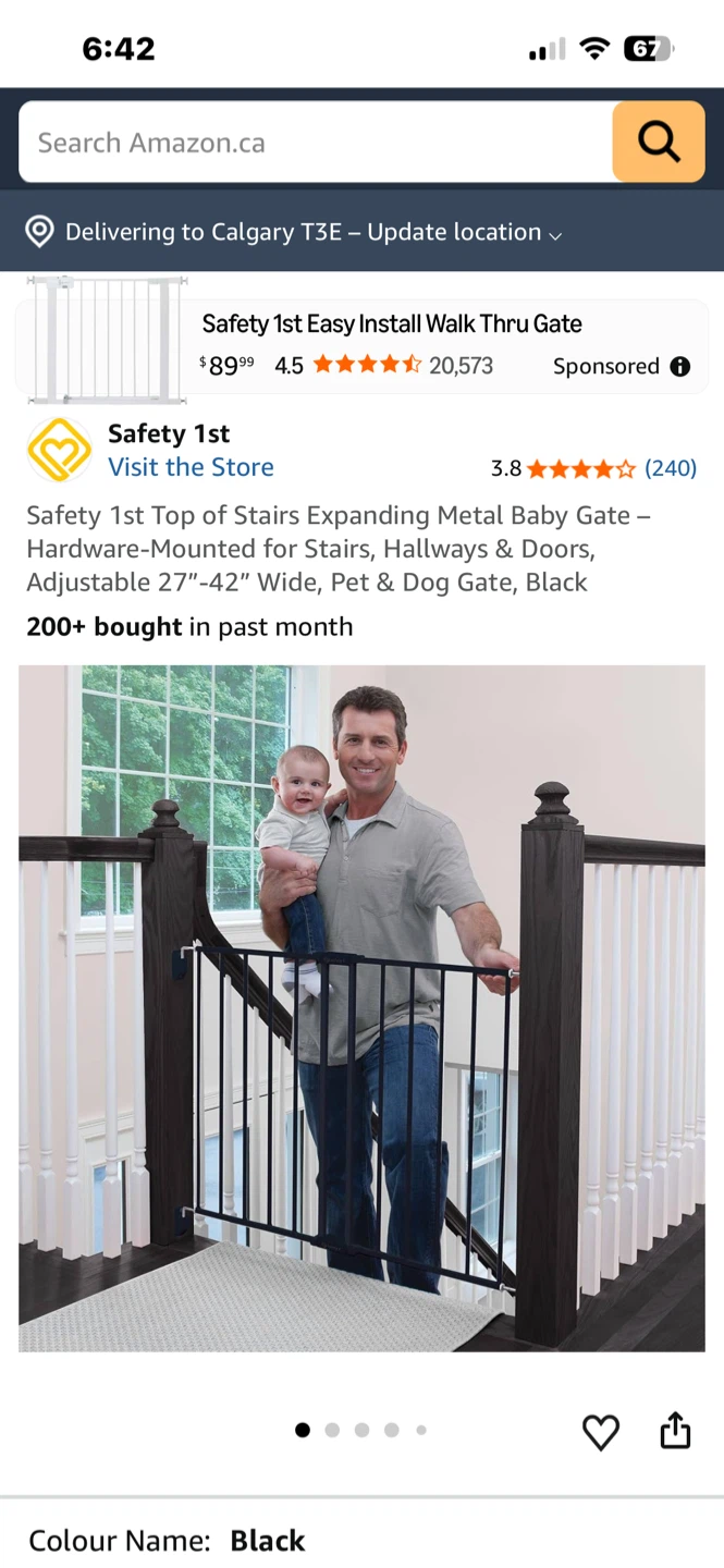 Safety 1st Metal Baby Gate, new, never used - photo 5