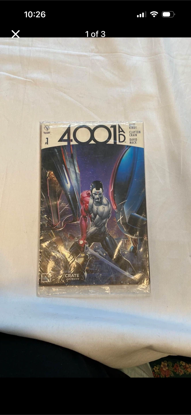 Valiant 4001 AD #1-Loot  Loot Crate Exclusive Factory Sealed Bag