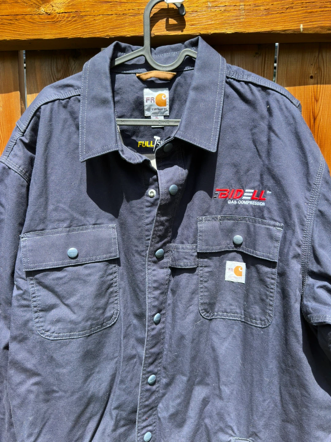 Carhartt FR Full Swing Work Shirt Navy XL - photo 2