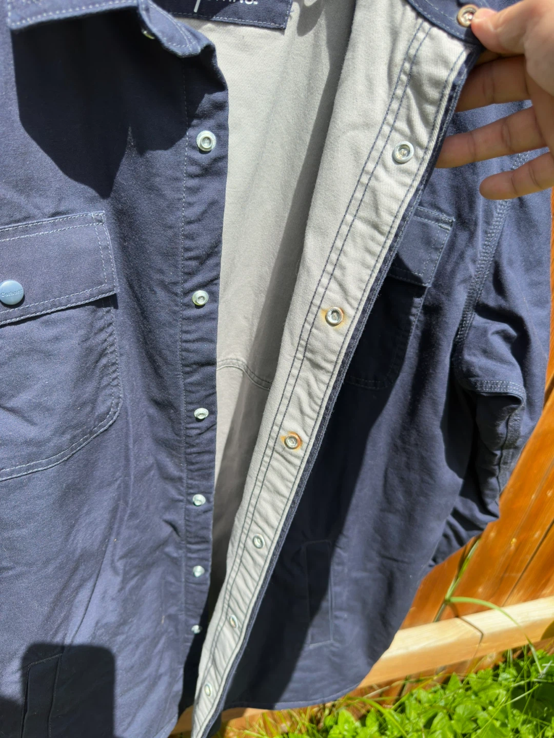 Carhartt FR Full Swing Work Shirt Navy XL - photo 3