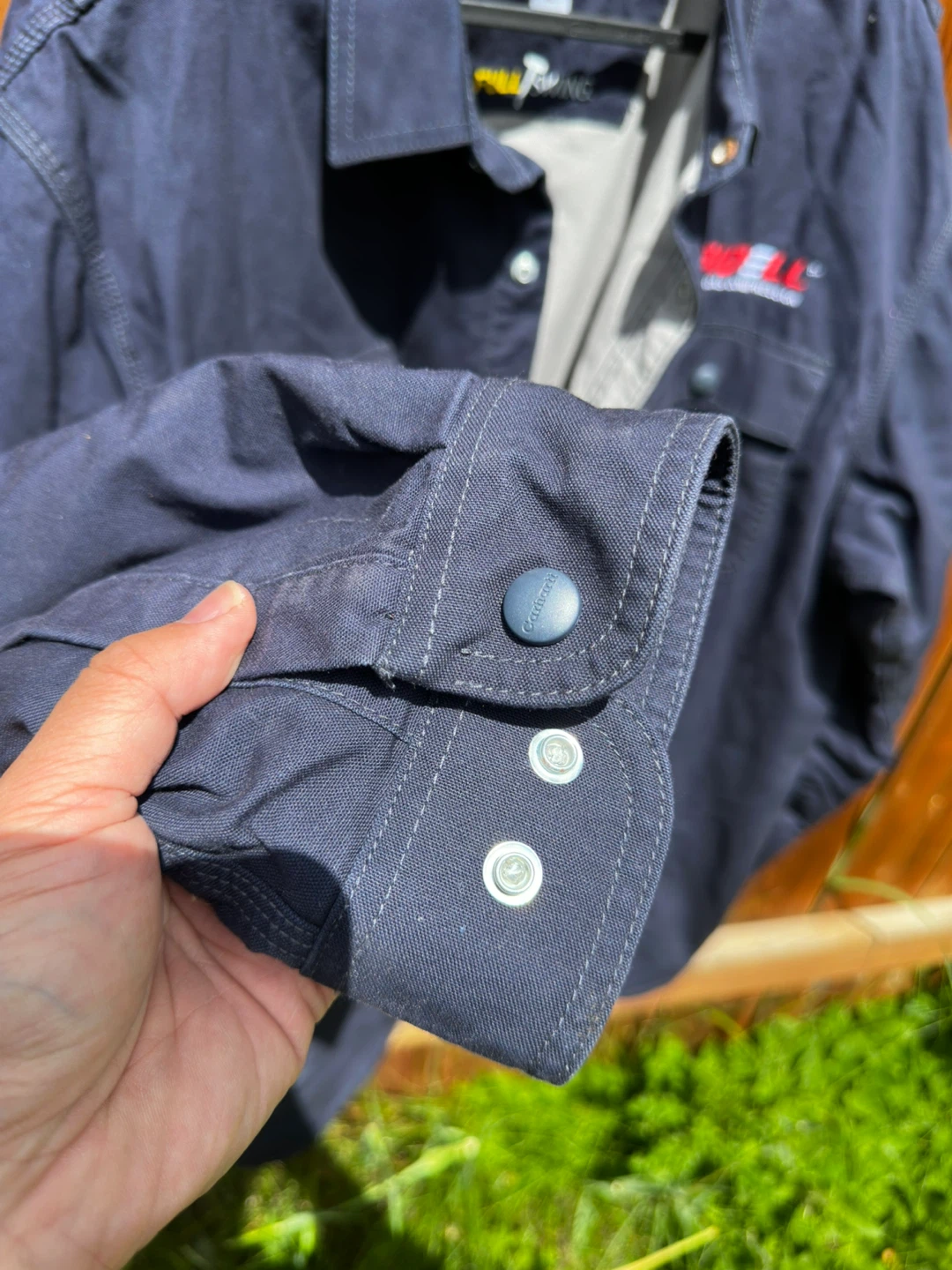 Carhartt FR Full Swing Work Shirt Navy XL - photo 5