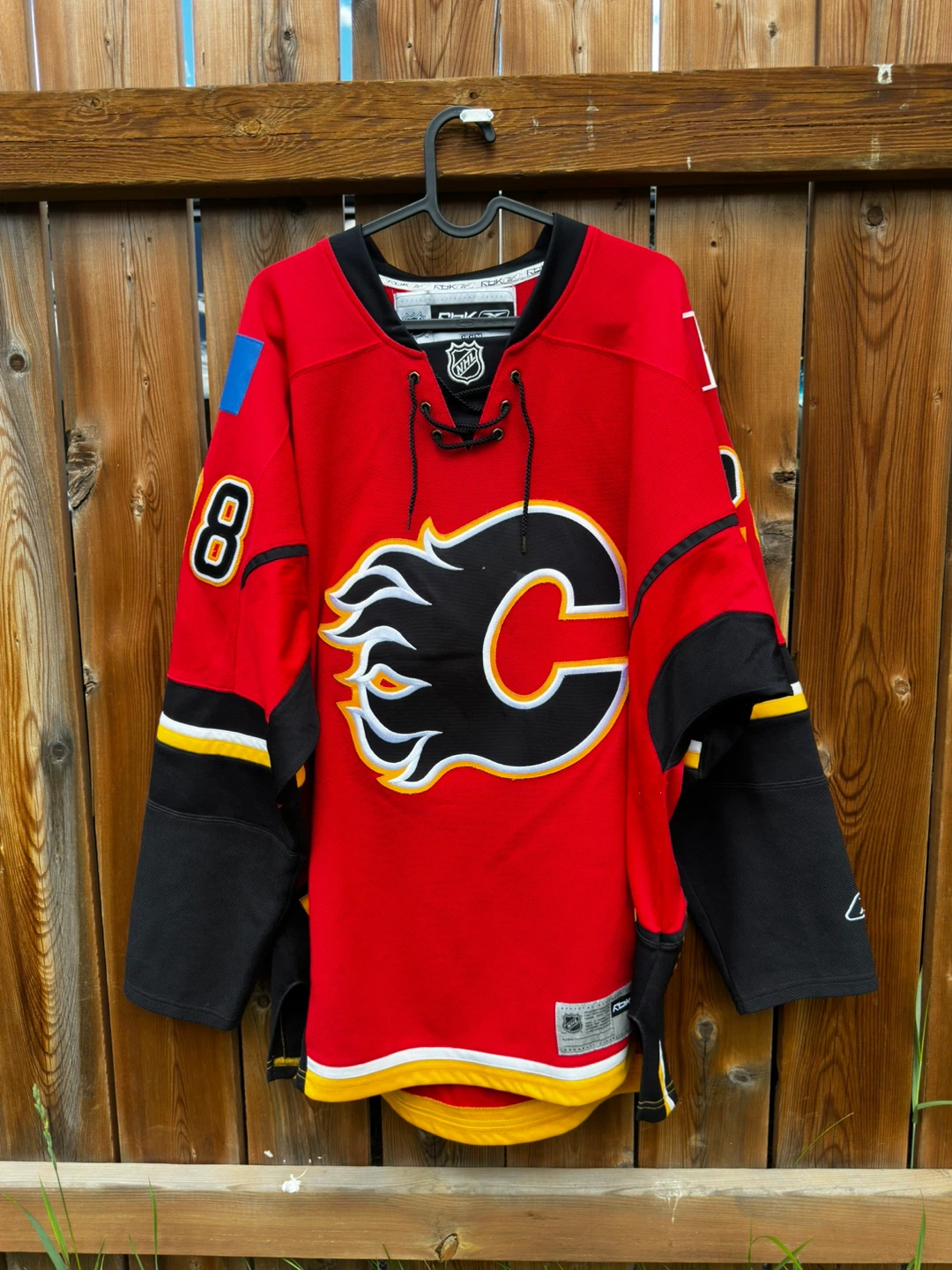 Calgary Flames Hockey Jersey - Weiss #208