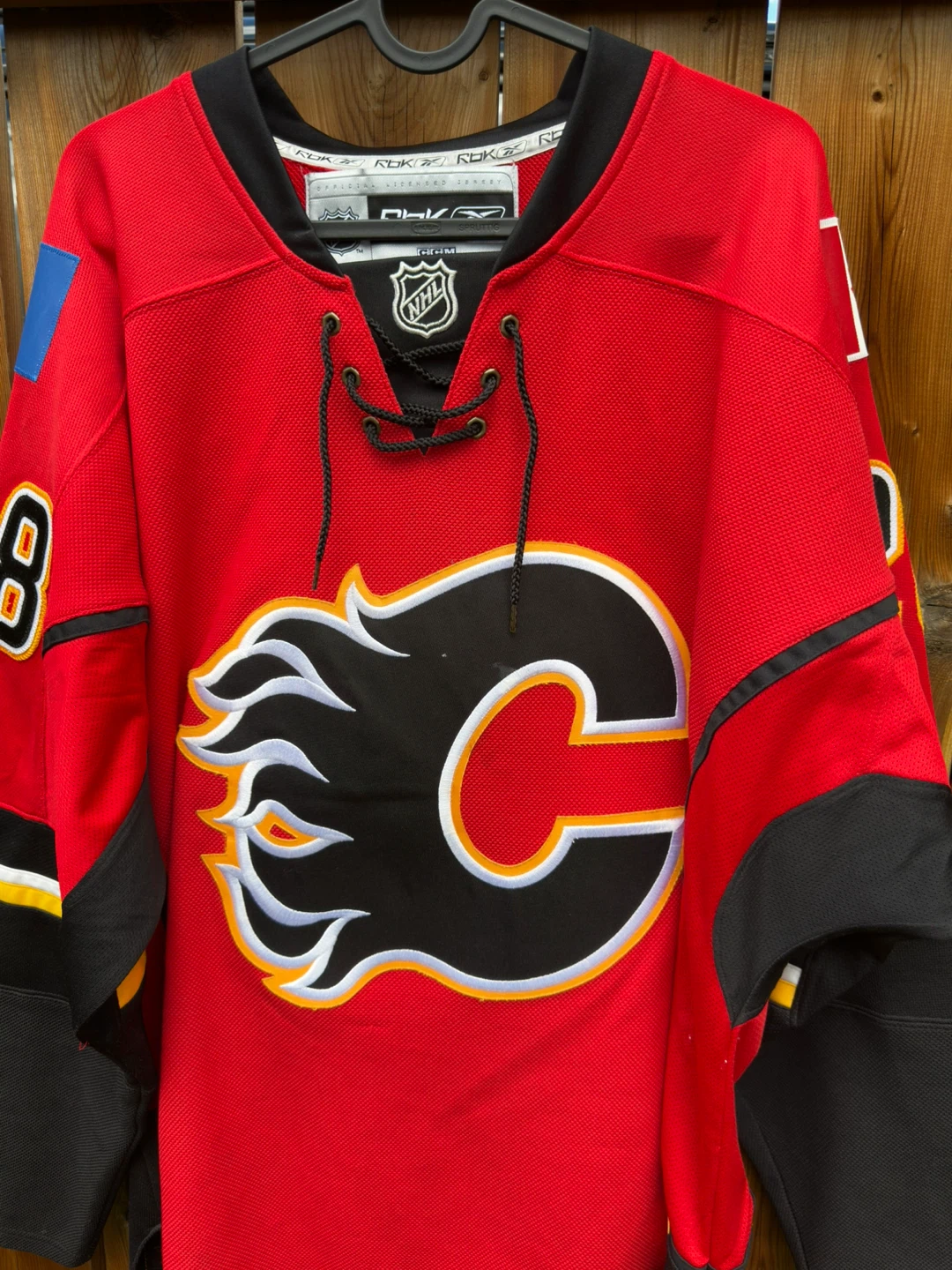 Calgary Flames Hockey Jersey - Weiss #208 - photo 2