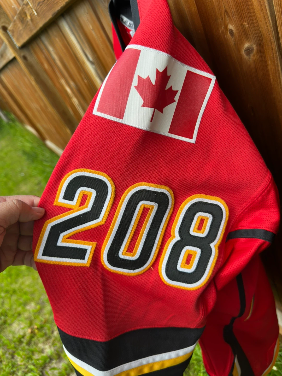 Calgary Flames Hockey Jersey - Weiss #208 - photo 4