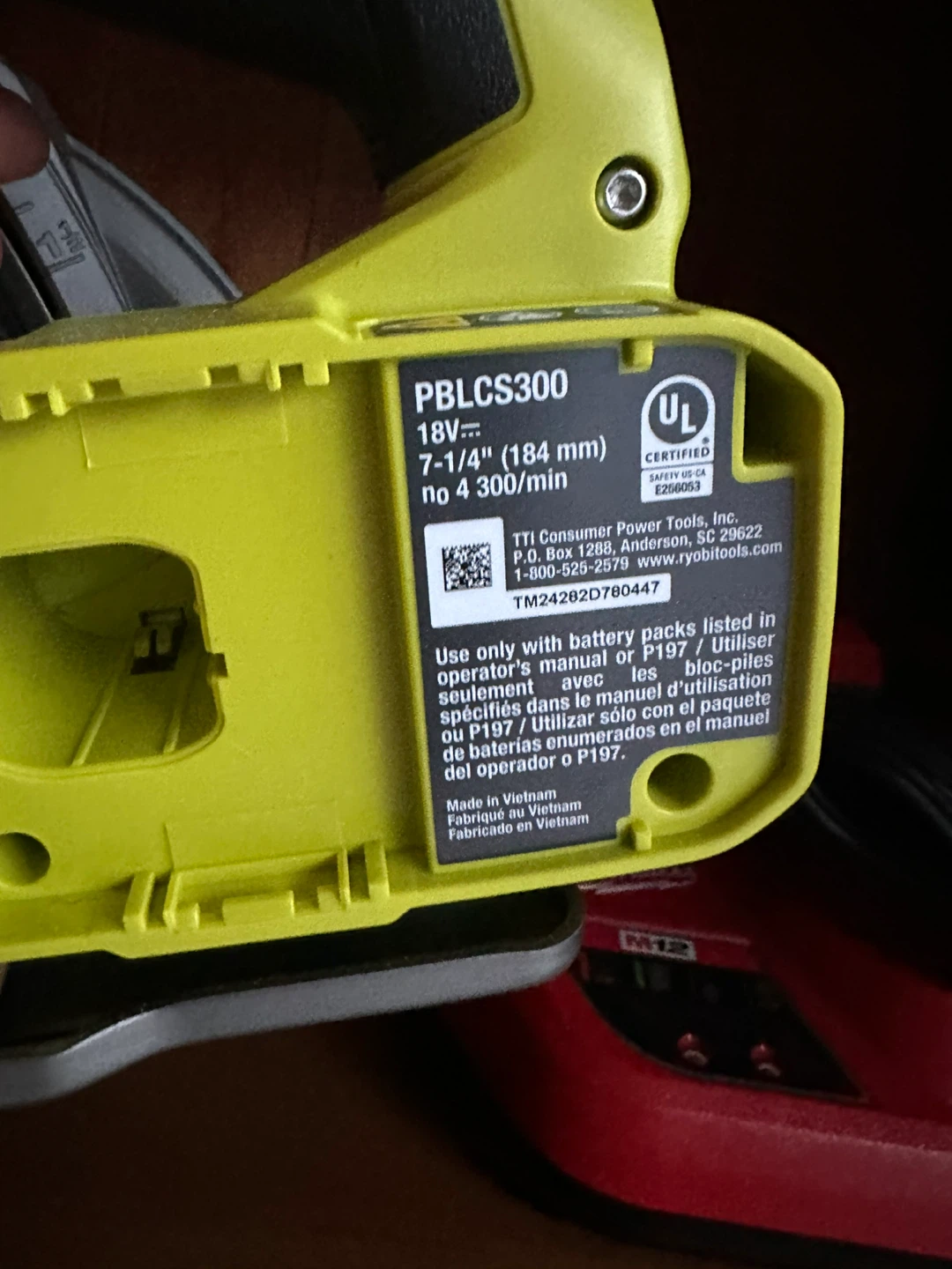 Ryobi ONE+ HP 7-1/4" Circular Saw - photo 2