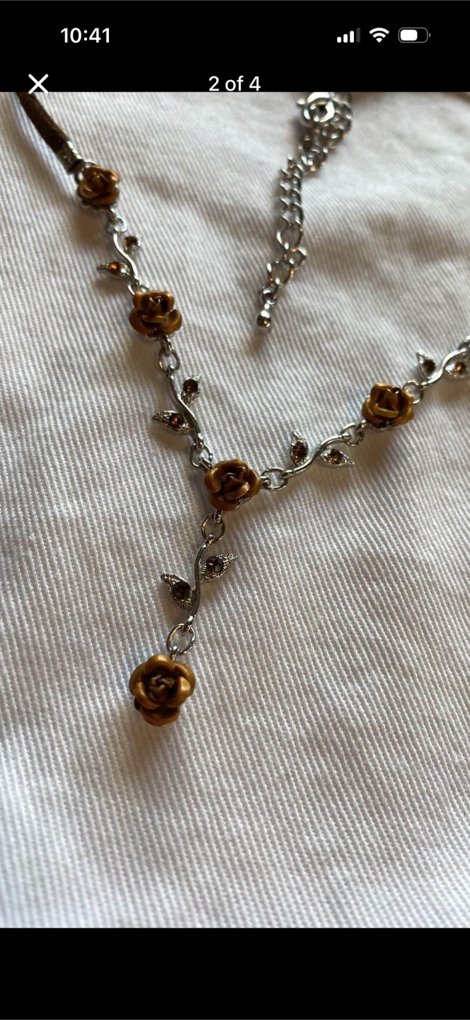 Topaz And Rose Necklace - photo 2
