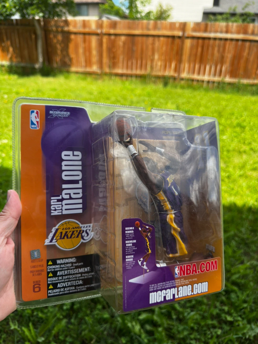 McFarlane Toys NBA Series 6 Karl Malone Los - photo 2