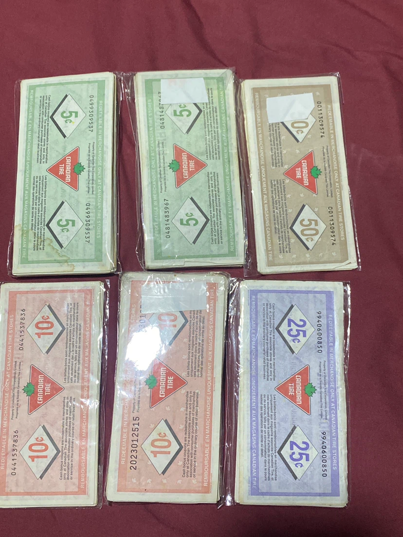 Canadian Tire Cash Bonus Bullet Bons - photo 4