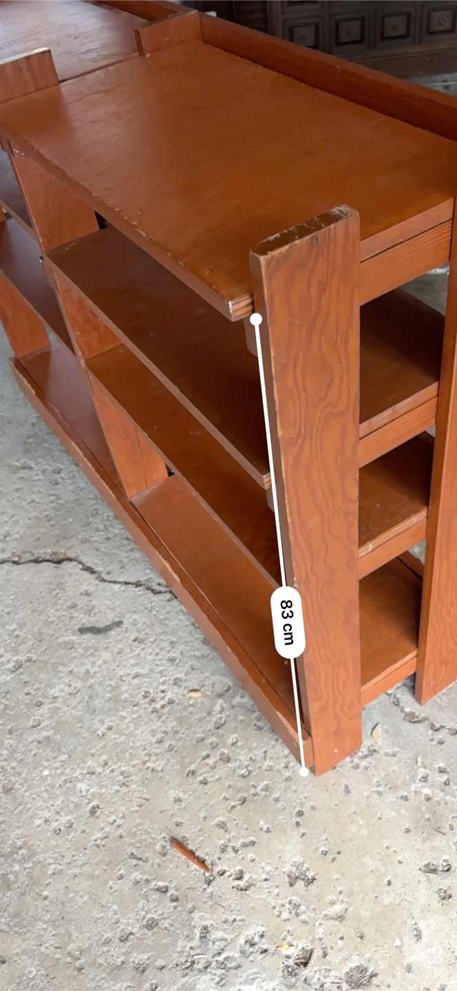 Wooden Shelf Unit - photo 2