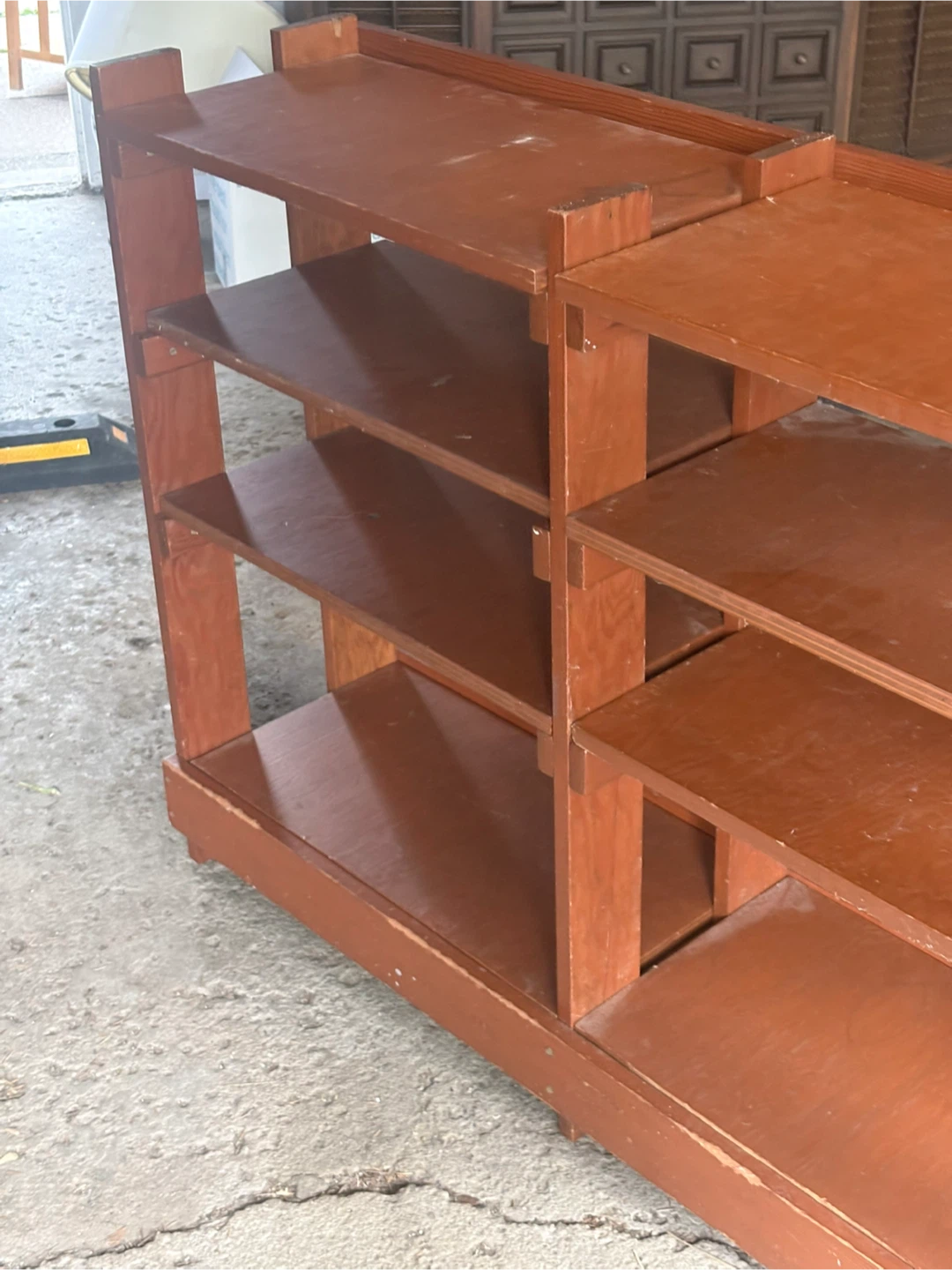 Wooden Shelf Unit - photo 5