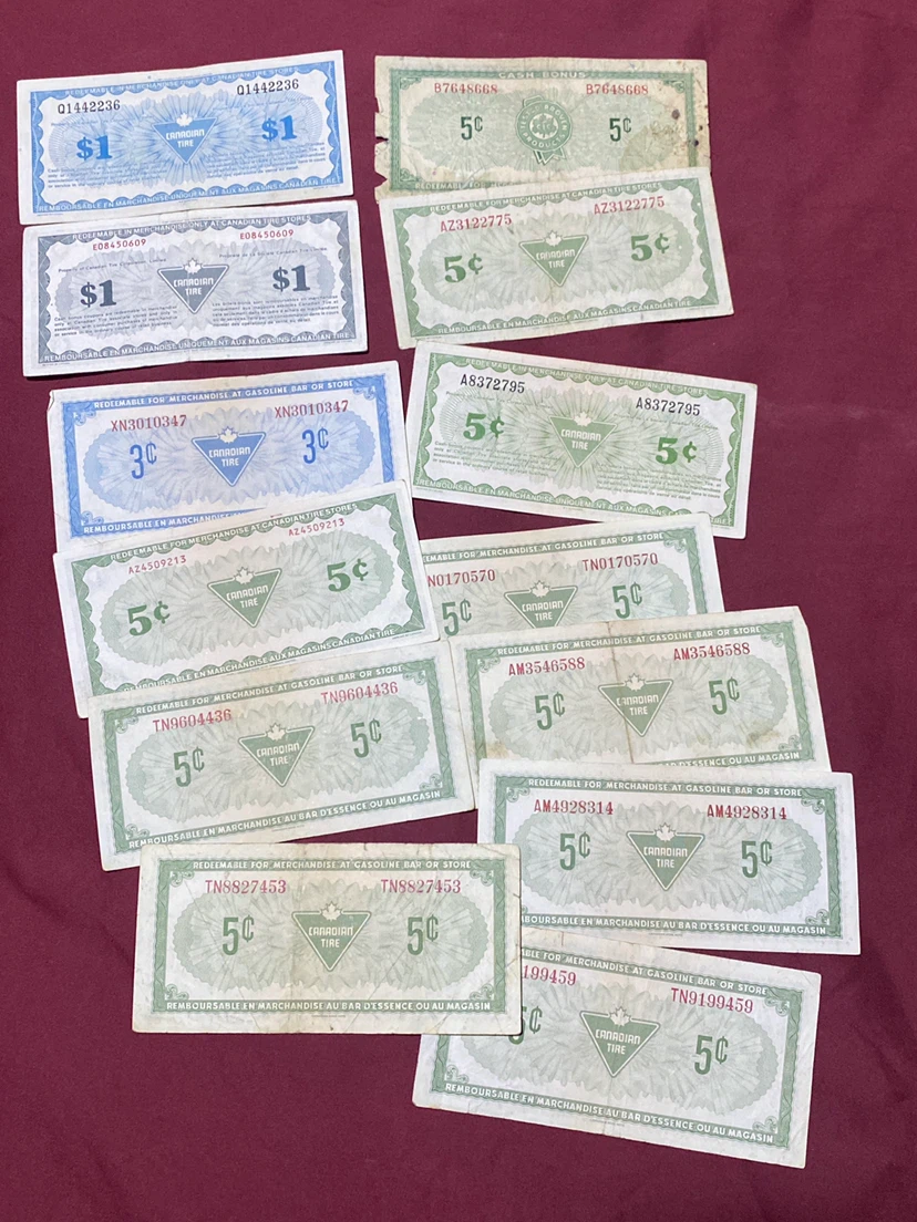 Vintage Canadian Tire Cash Bonus Coupons - photo 4