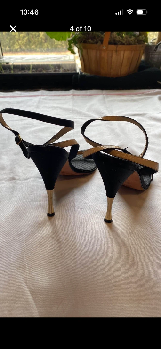 BCBG Max Azria Ankle Tie Wrap Heels - photo 4