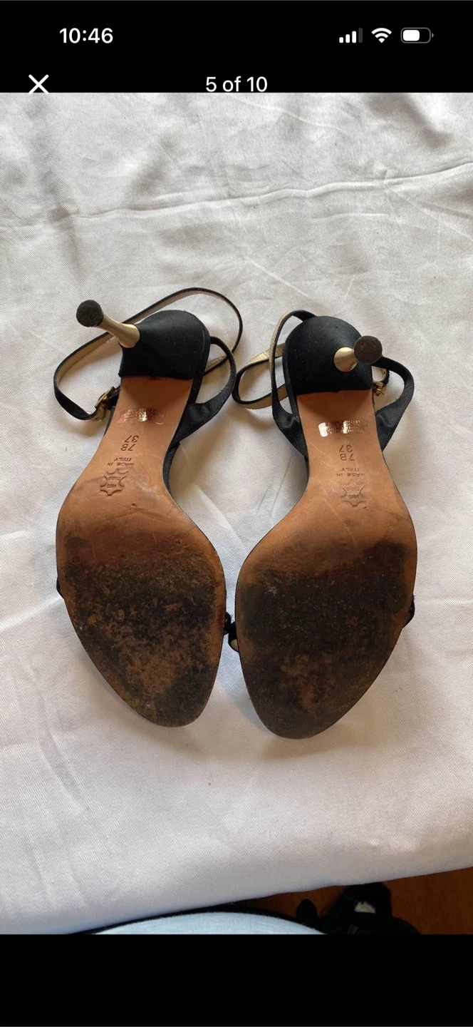 BCBG Max Azria Ankle Tie Wrap Heels - photo 5