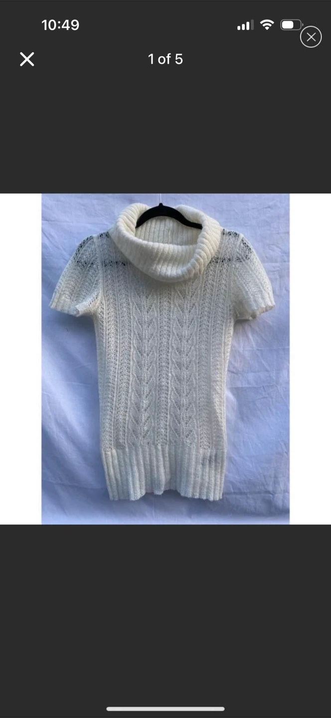 Buffalo David Bitton Turtle Neck Knit Short Sleeve
