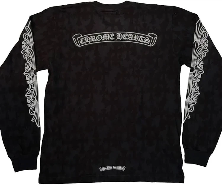 chrome hearts long sleeve black and white - photo 2