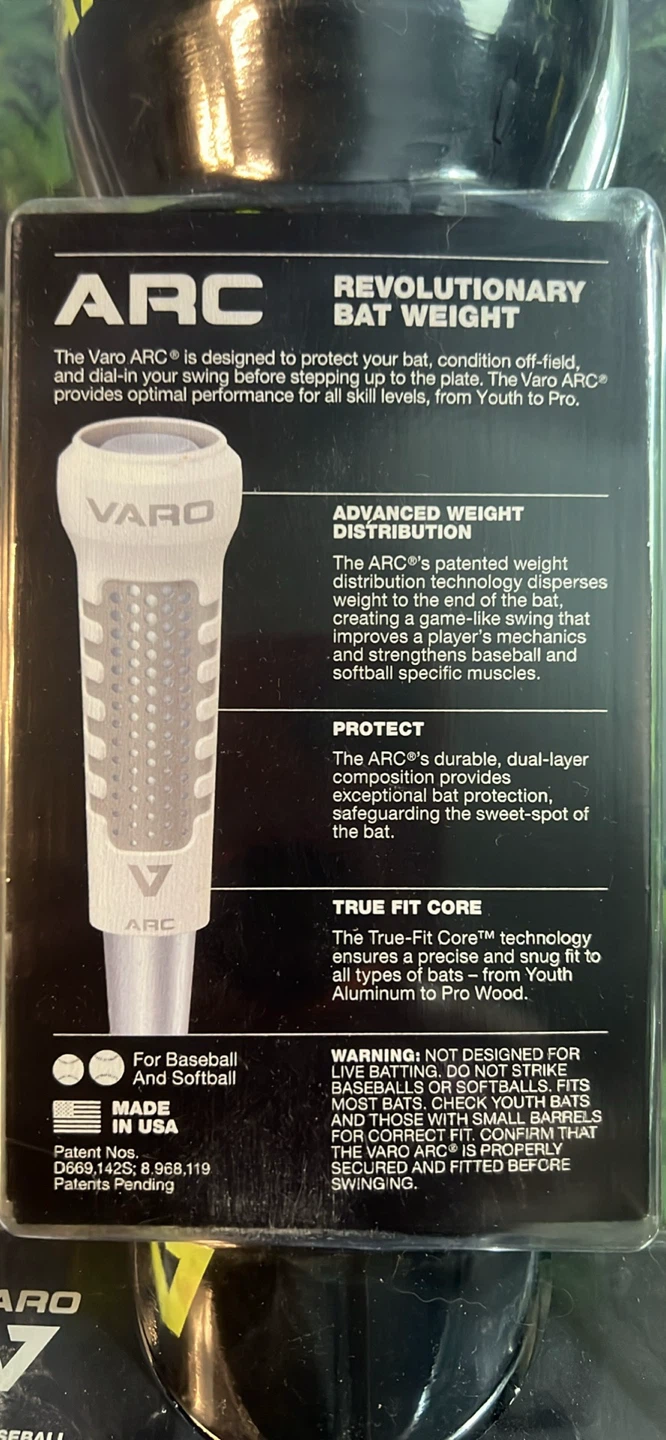 Varo ARC 12oz Revolutionary Bat Weight - photo 4