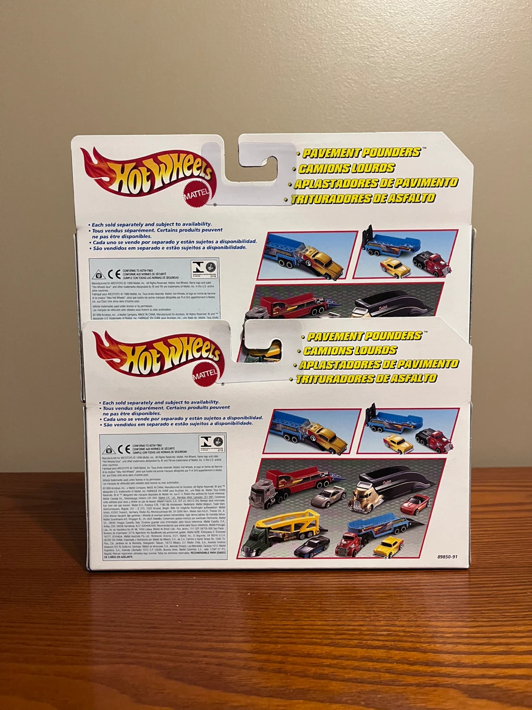 VINTAGE (1999) HOT WHEELS PAVEMENT POUNDERS - photo 2