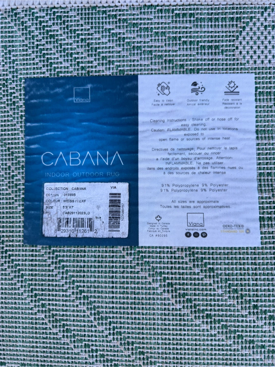 Viana Cabana Indoor Outdoor Rugs (3) - photo 3