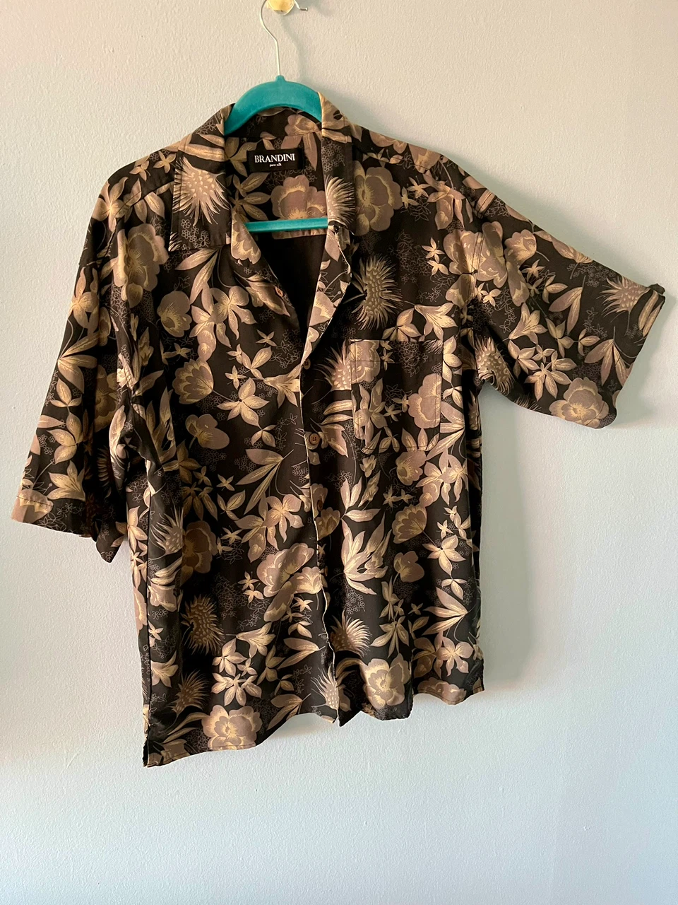 BRANDINI Pure Silk Hawaiian Shirt