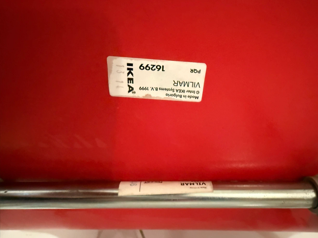 IKEA Vilmar Red Chair - photo 3