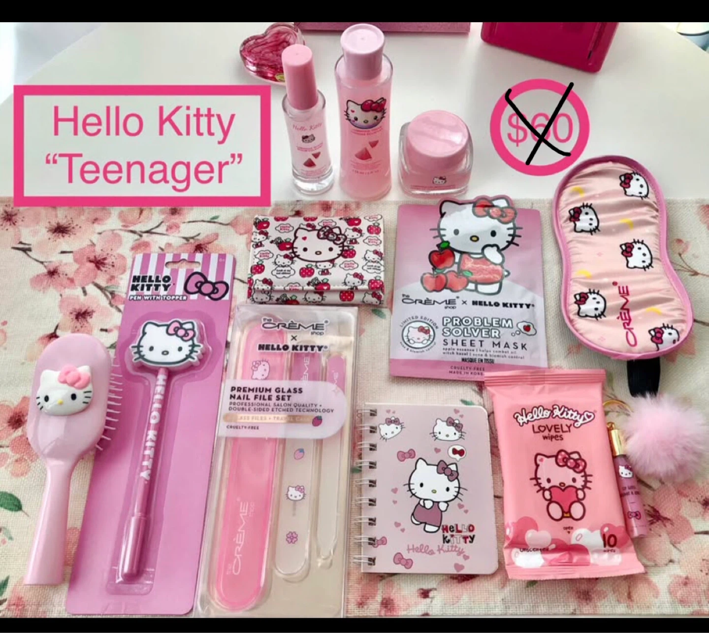 Hello Kitty "Teenager" Beauty & Stationery Set