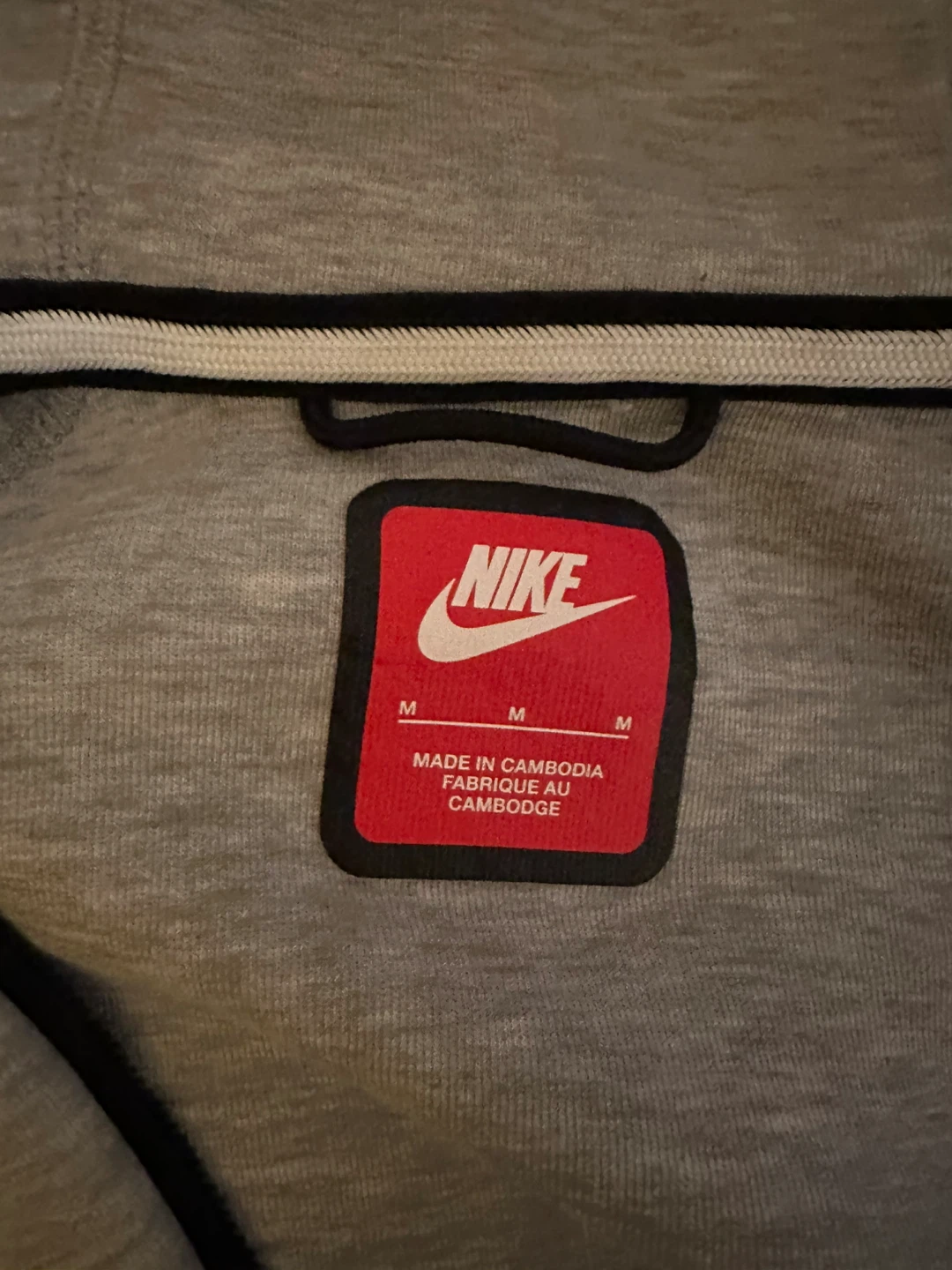 Nike Tech Fleece Full Zip Hoodie Grey Size Medium - photo 2