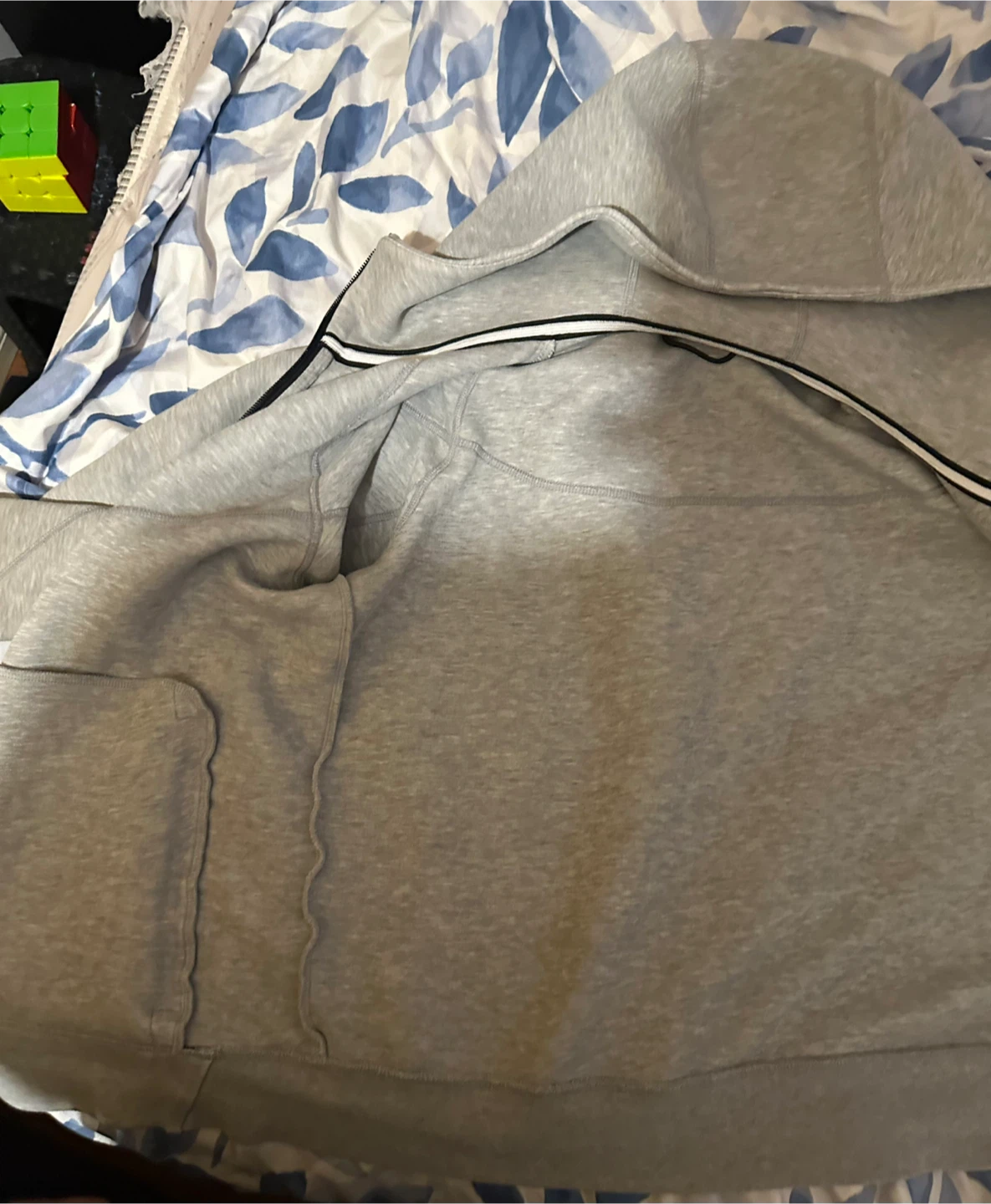 Nike Tech Fleece Full Zip Hoodie Grey Size Medium - photo 3