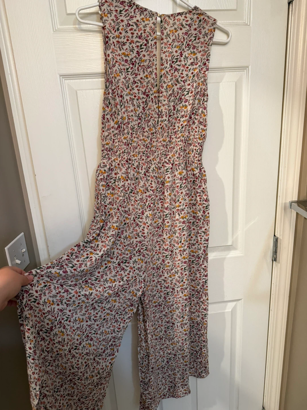 Dex Floral Sleeveless Wide Leg Jumpsuit - Medium - photo 4