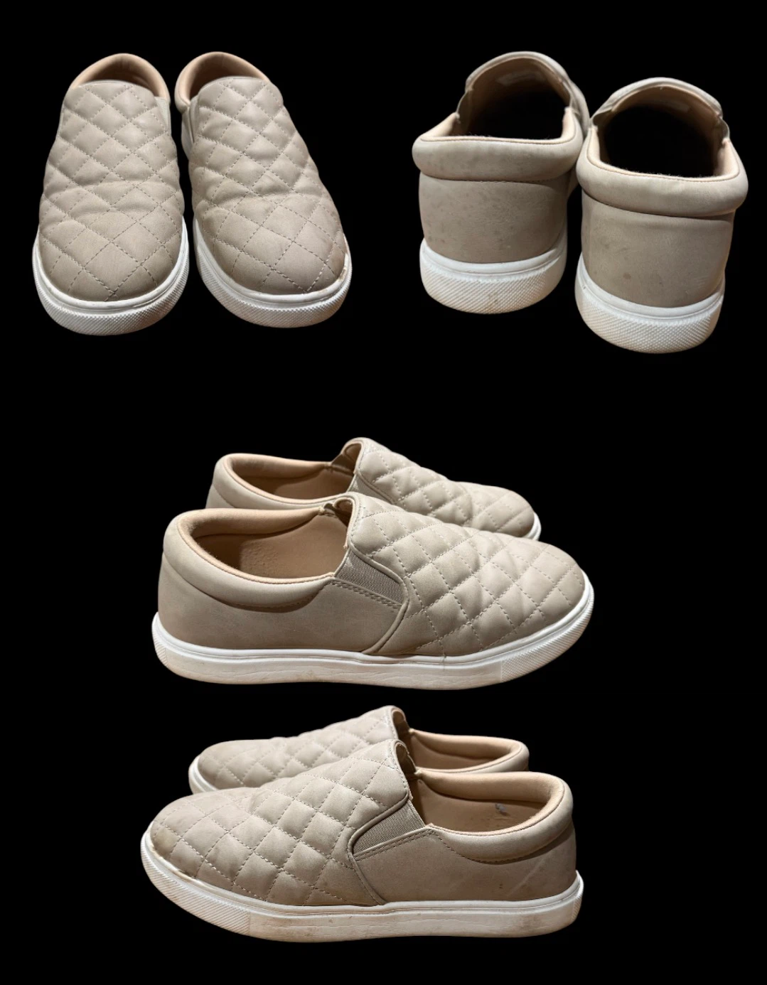 Quilted Slip-On Sneakers