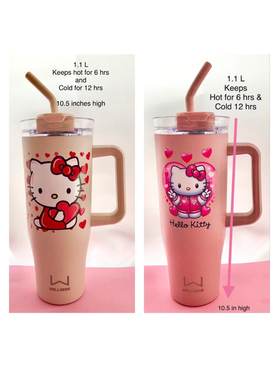Wellness Hello Kitty Tumbler 1.1 L