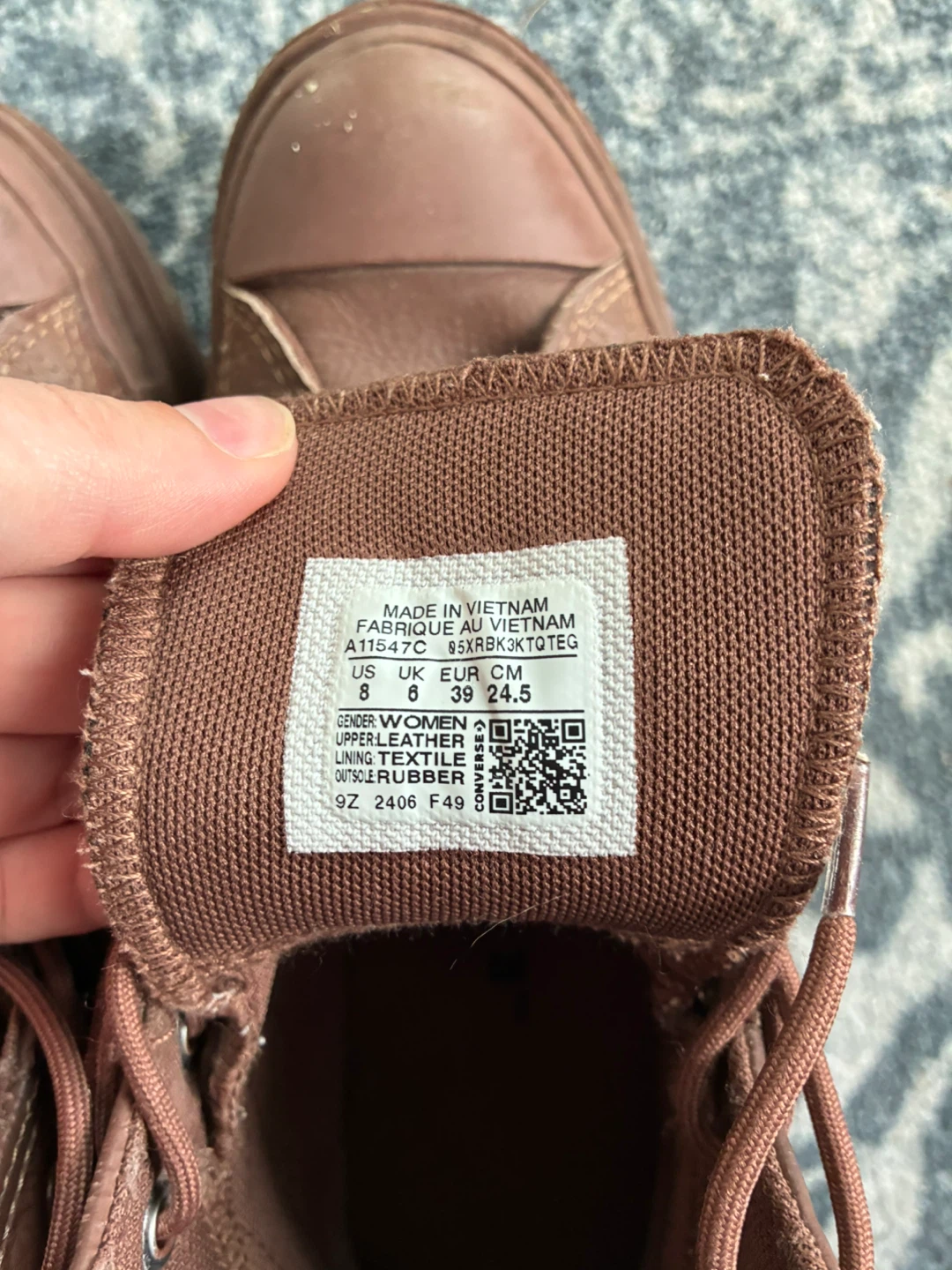 Converse All-Star Brown Leather Boots - photo 3