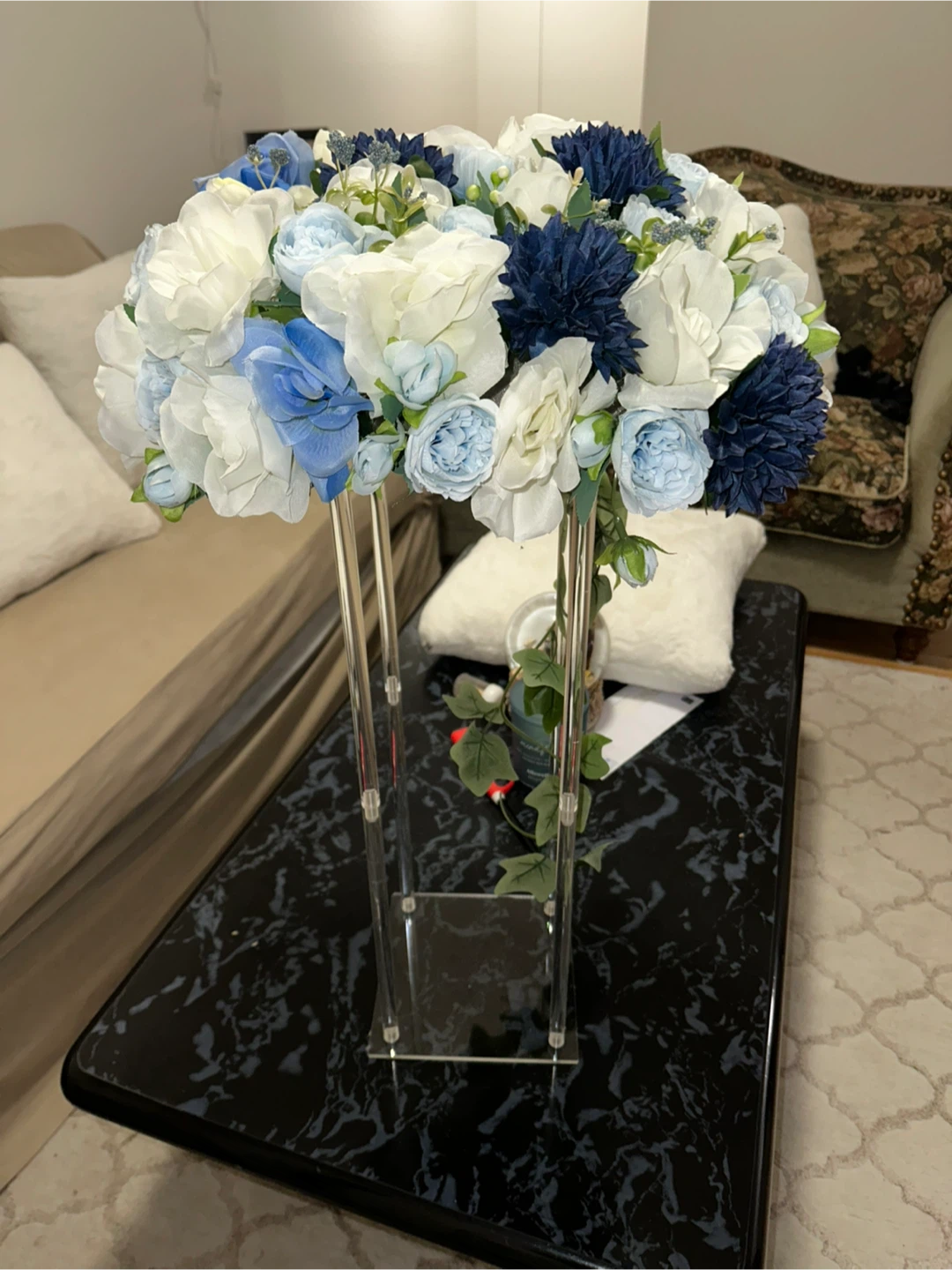 6pcs Clear Acrylic Pedestal Stand for Events - photo 2