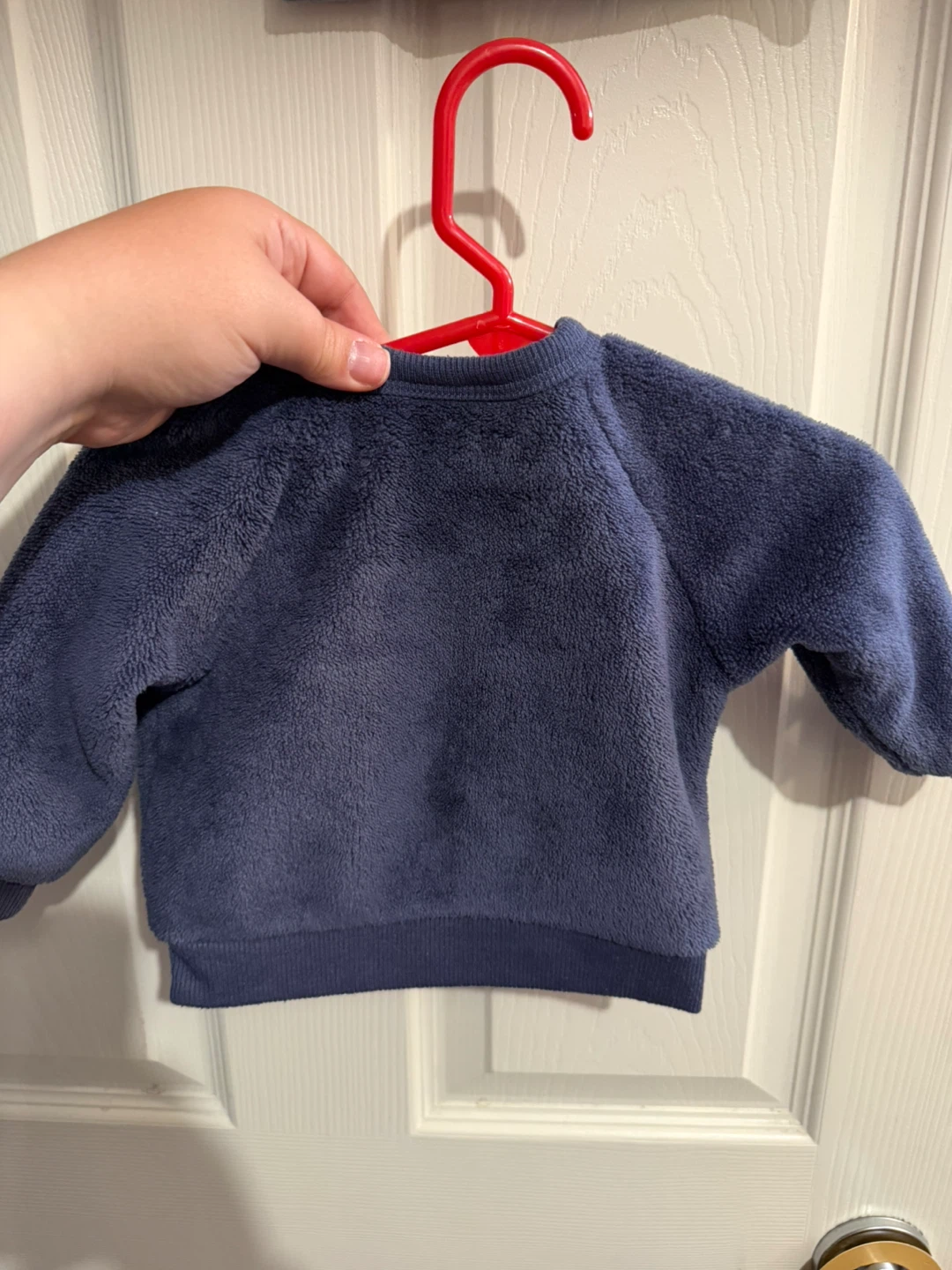 Pekkle Baby Boys Navy Blue Boat Fleece Sweater - photo 3