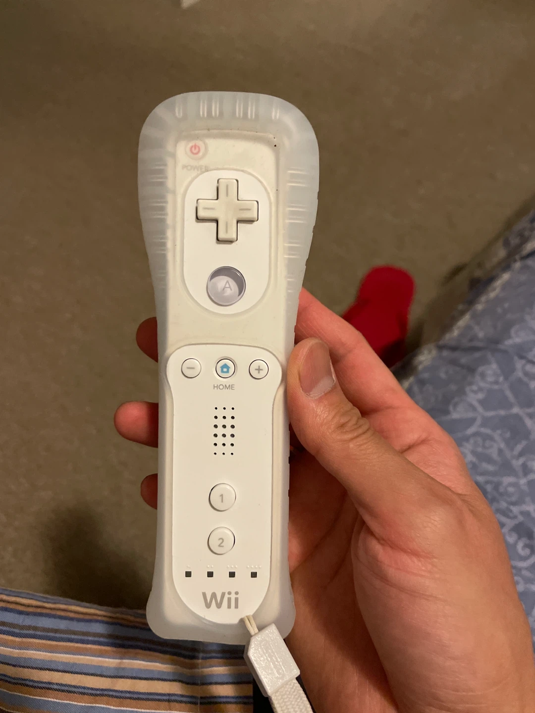 Nintendo Wii Remote Controller with Silicone Case