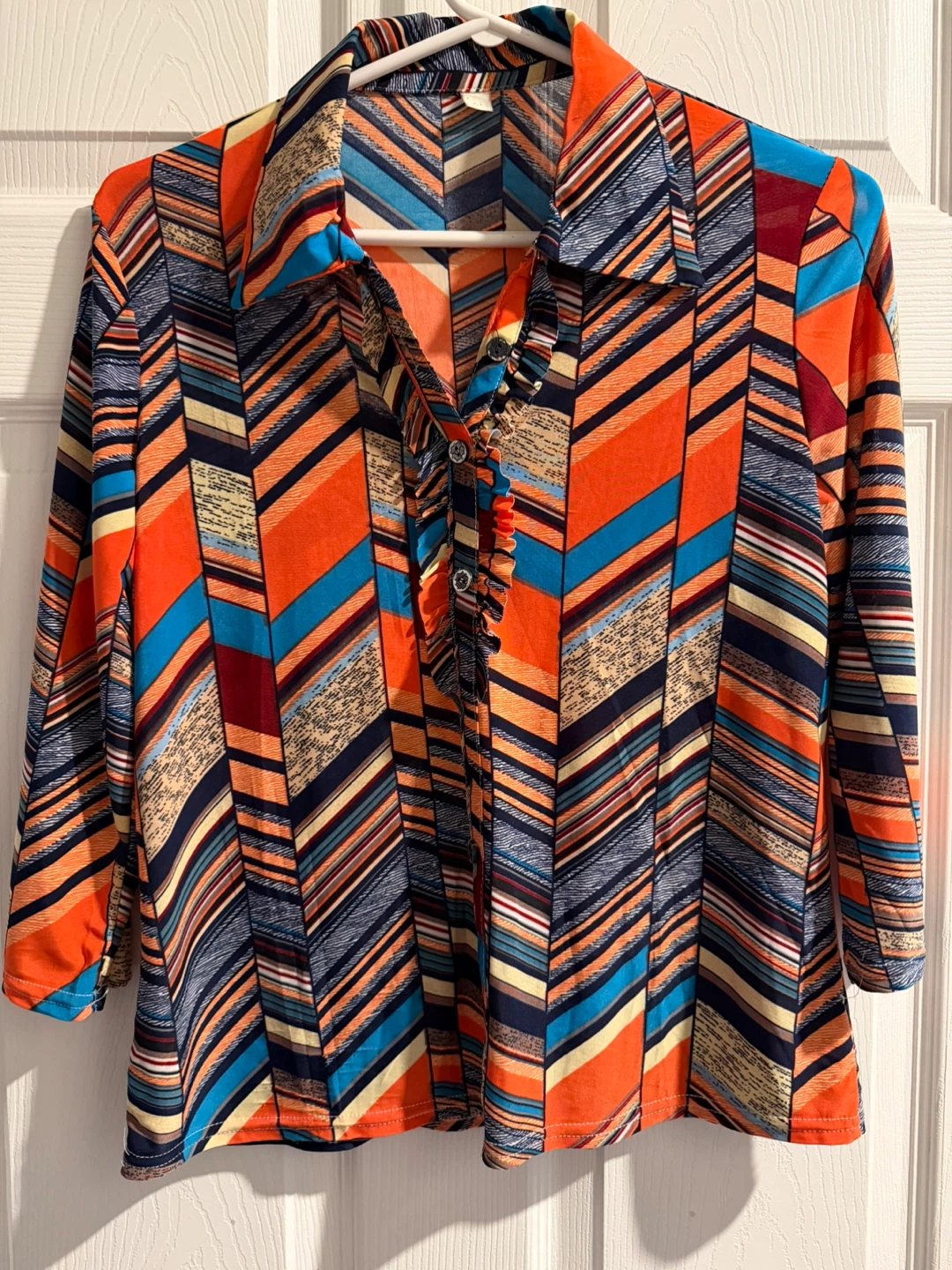 Women's Colourful Striped Blouse