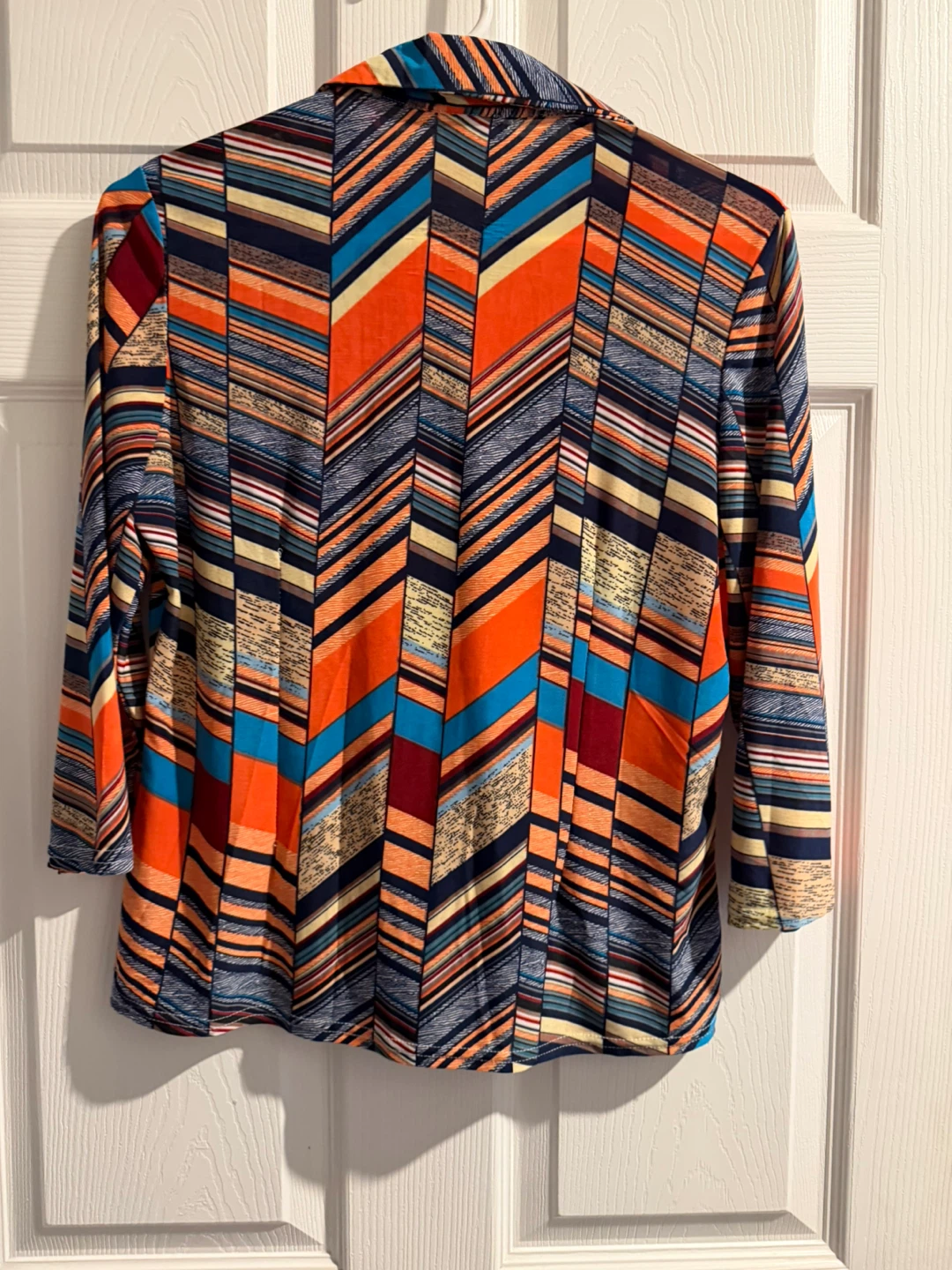 Women's Colourful Striped Blouse - photo 2
