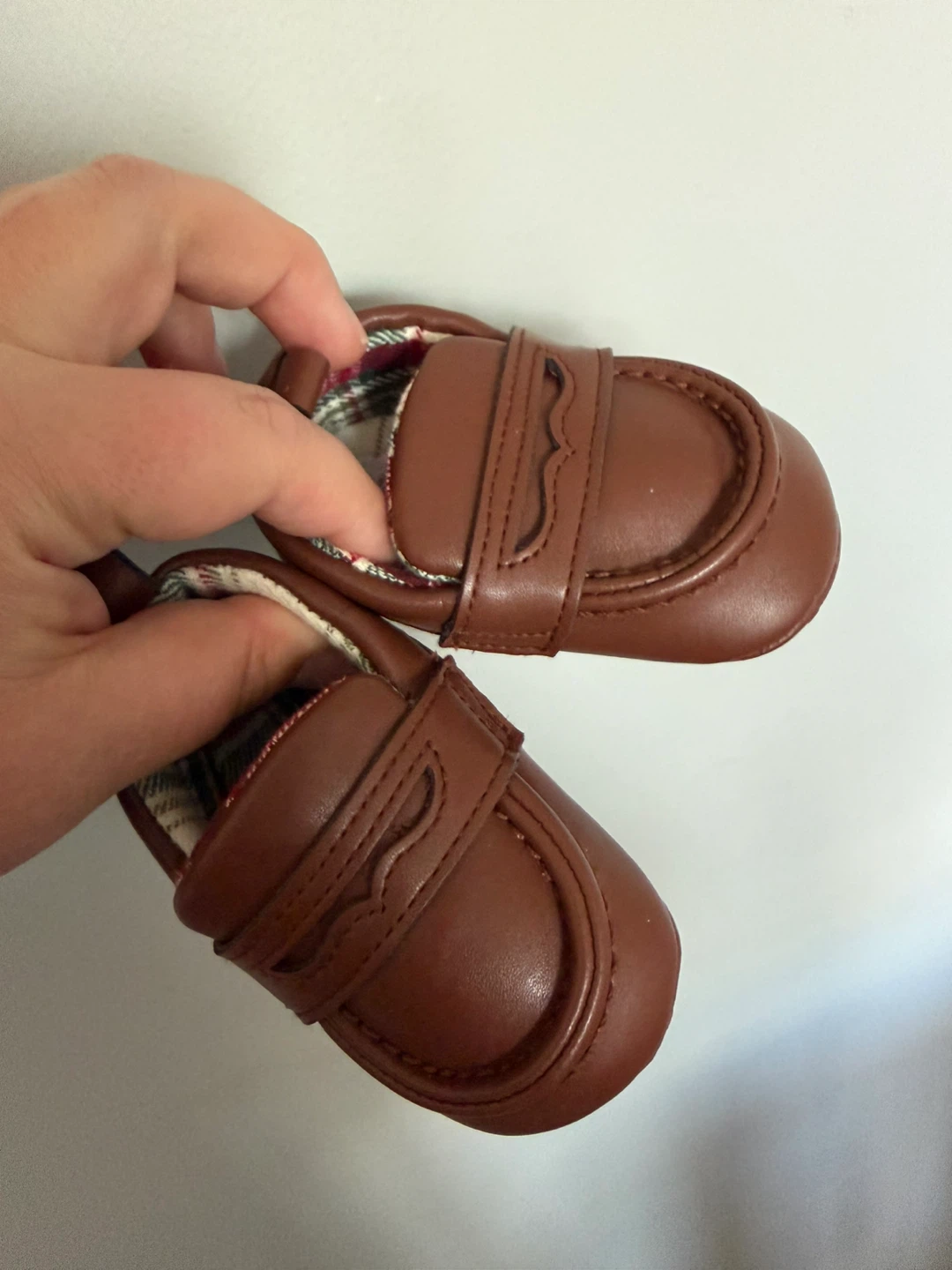 Brown Baby Loafer Style Shoes