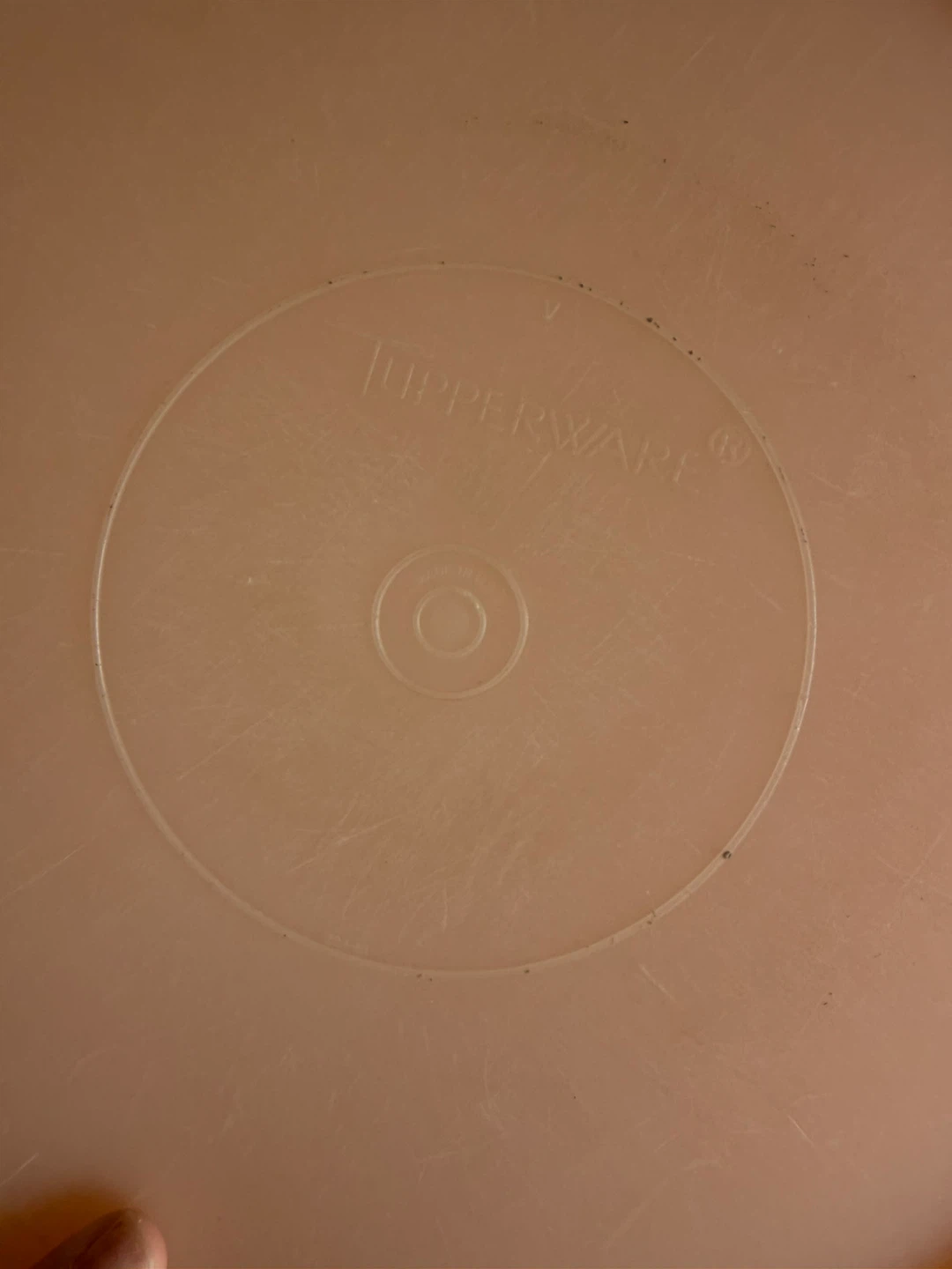 Tupperware Orange Mixing Bowl with Lid - photo 3