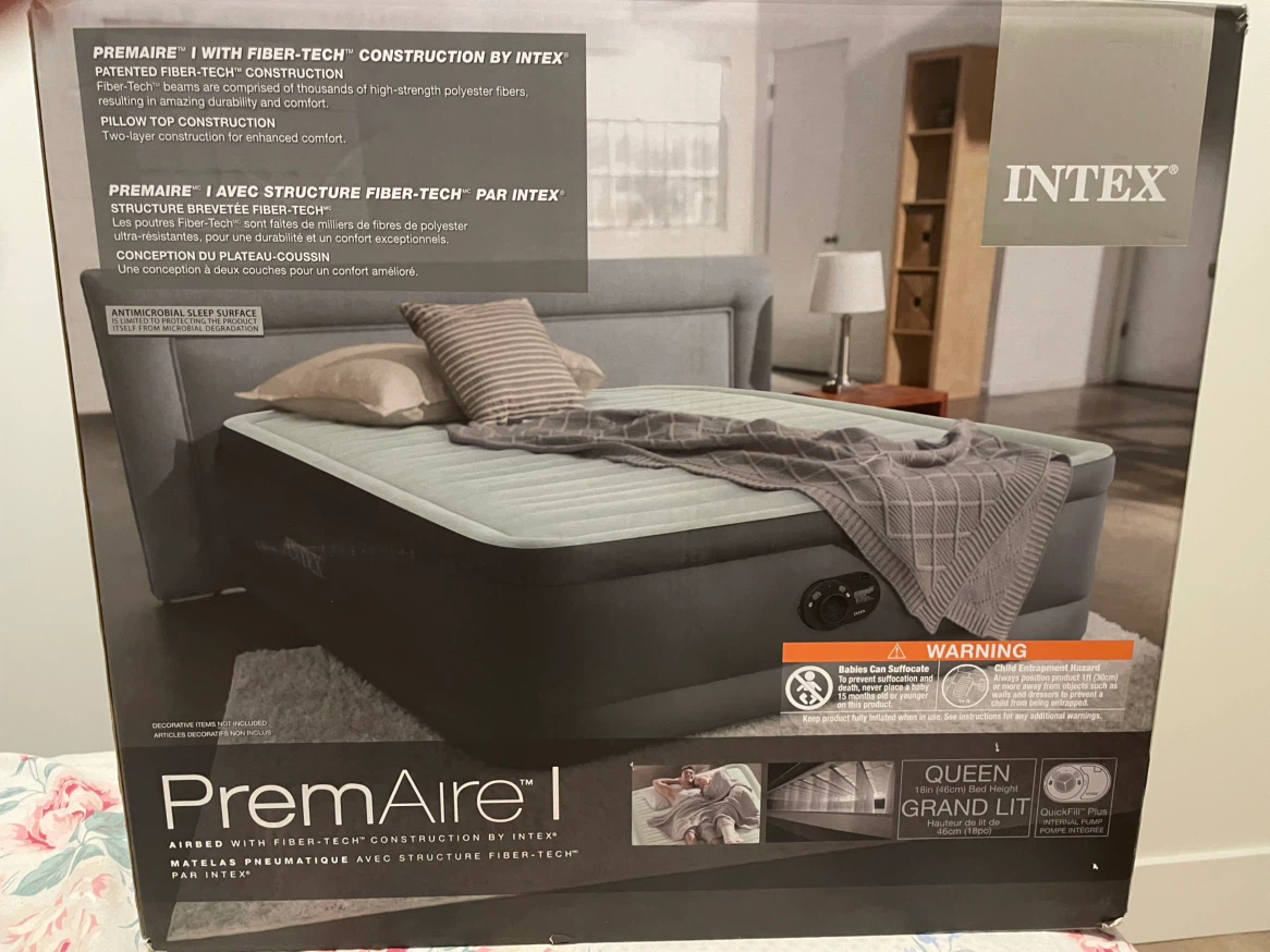 AirBed with Fibertech be Intex