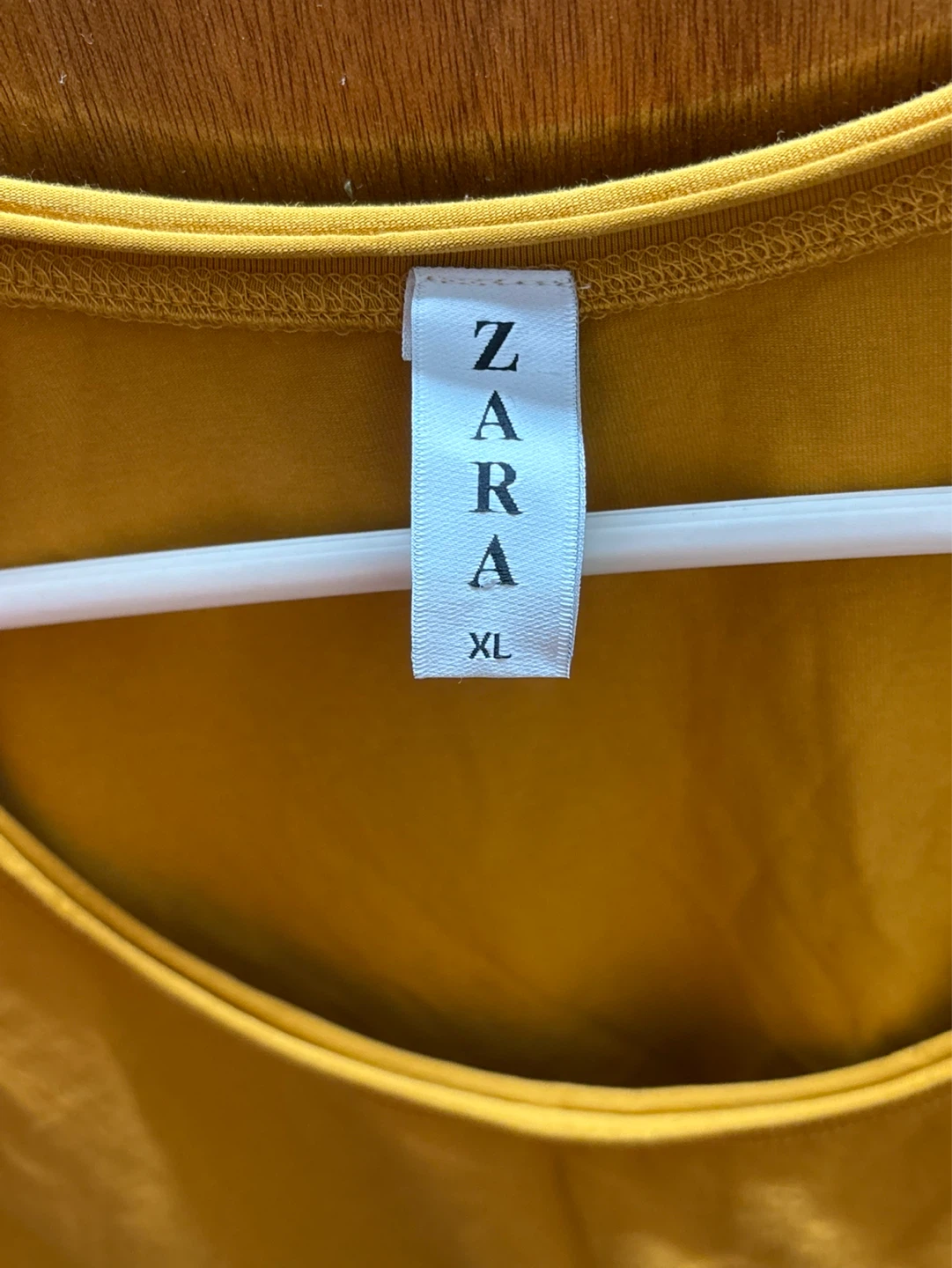 ZARA Man Yellow Cotton Pocket Tank Top XL - photo 3